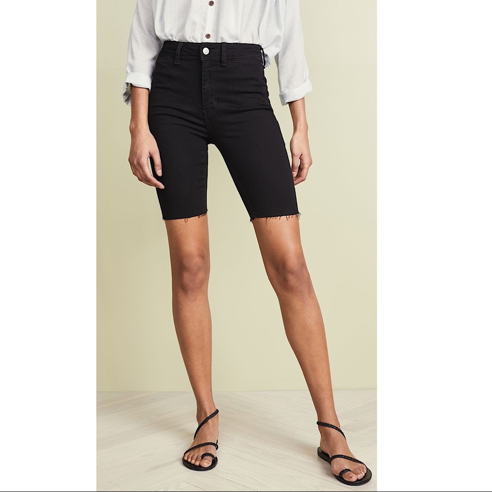 Free People ‘So Chic Biker Shorts’ in Black